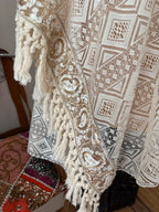 Oversized Blus/Tunika med Guldtråd & Paljetter