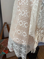 Oversized Blus/Tunika med Guldtråd & Paljetter