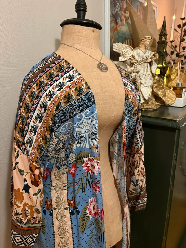 Mönstrad Boho Kimono – Thalita