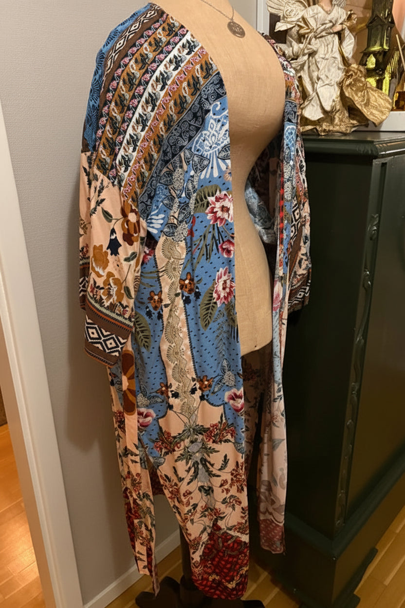 Mönstrad Boho Kimono – Thalita