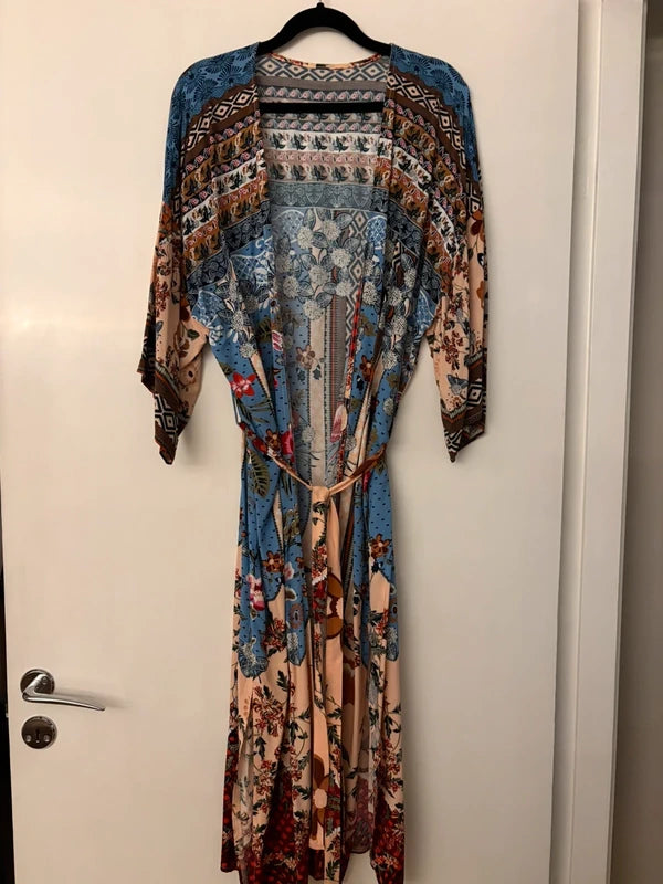 Mönstrad Boho Kimono – Thalita