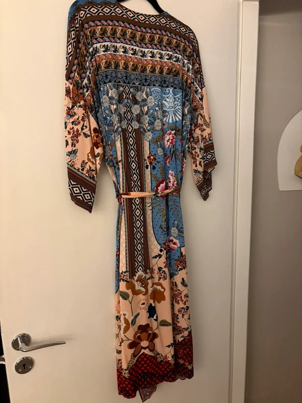 Mönstrad Boho Kimono – Thalita