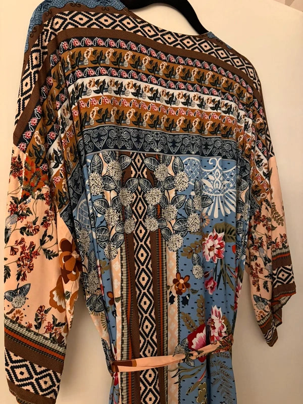 Mönstrad Boho Kimono – Thalita