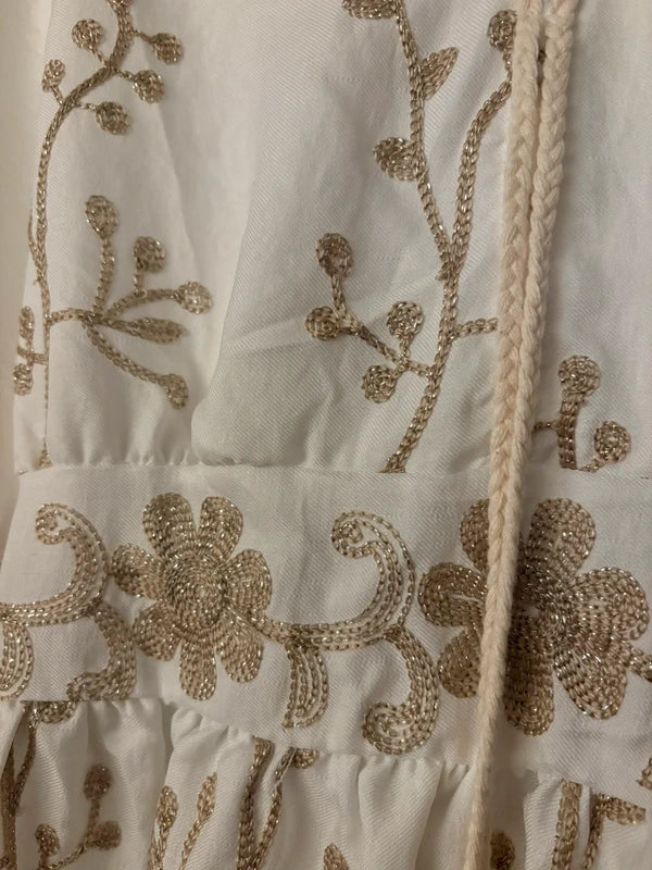 Bianca Kort Klänning beige – Lula Natura