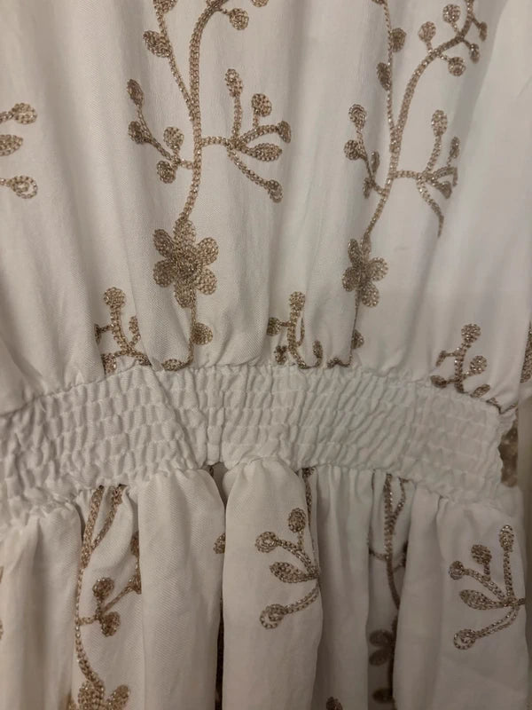 Bianca Kort Klänning beige – Lula Natura