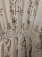 Bianca Kort Klänning beige – Lula Natura
