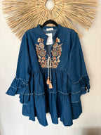 Lula Natura Boho Jeansklänning