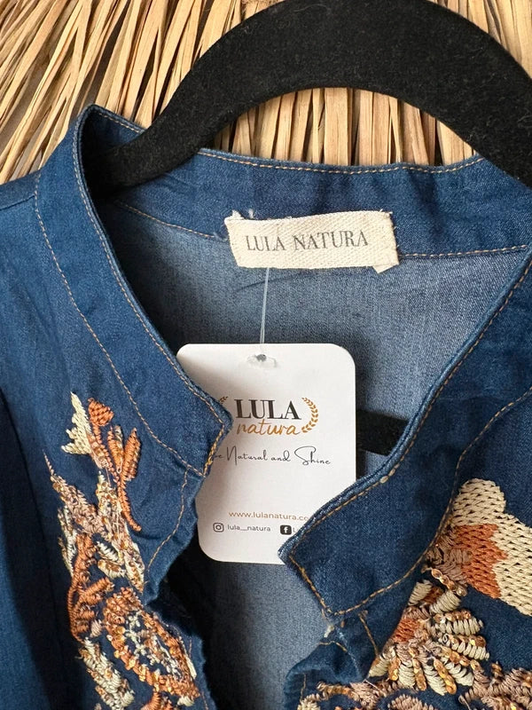 Lula Natura Boho Jeansklänning